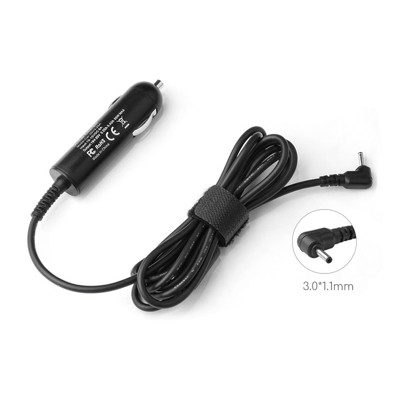 Acer Aspire 3 A314-22 19V Notebook Car Charger / 65W 3.0*1.1mm DC Adapter