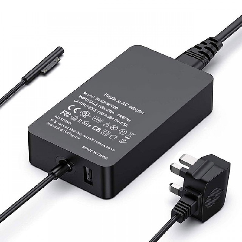 65W AC Power Adapter Charger for Microsoft Surface Pro 5 (2017)