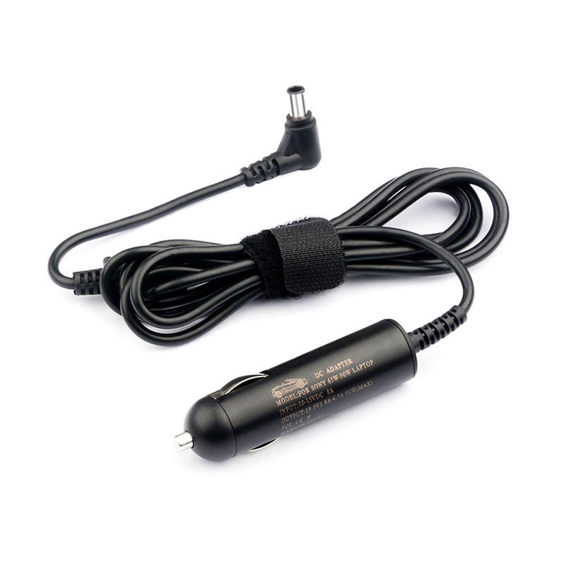 Sony VAIO E14 Series 19.5V Notebook Car Charger / 65W-90W 6.5*4.4mm DC Adapter