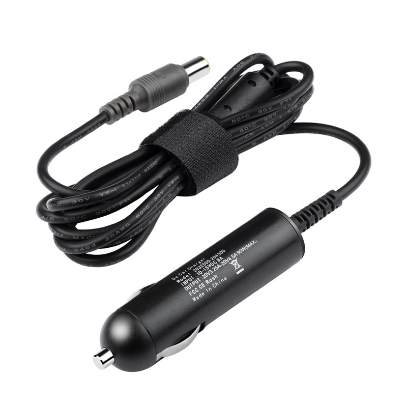 Lenovo ThinkPad X230t 20V Notebook Car Charger / 65W-90W 7.9*5.5mm DC Adapter