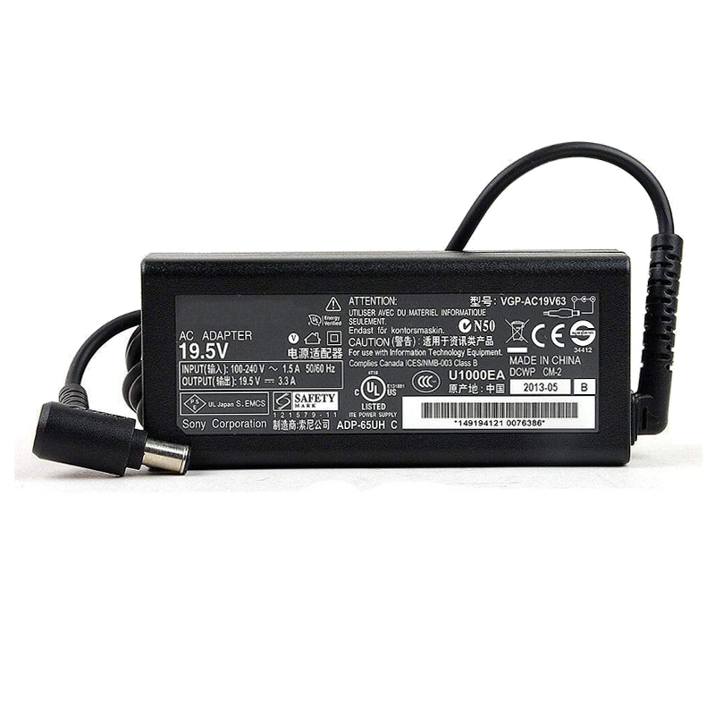 Sony VAIO SVT1311V2E Laptop power adapter charger 19.5V 3.3A 65W