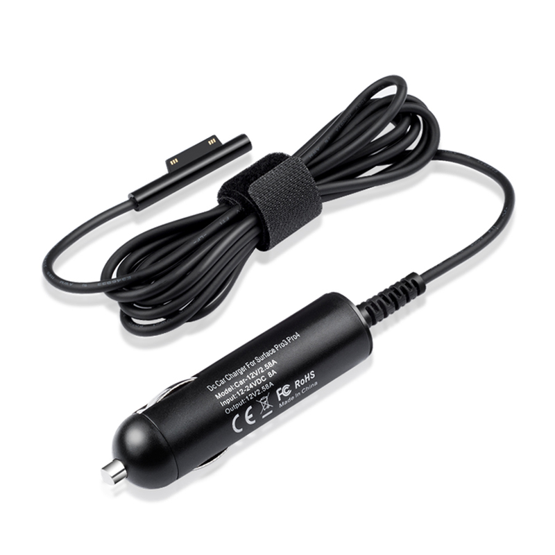 Microsoft Surface Pro 3 12V Notebook Car Charger / 31W Surface Connector DC Adapter